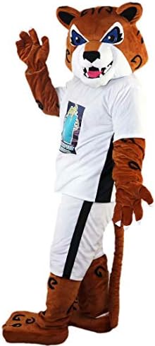 Tigris Fehér Sportruházat Leopárd Rajzfilm Jelmez Kabala Felnőtt Cosplay Halloween