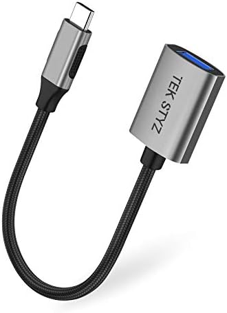Tek Styz USB-C USB 3.0 Adapter Kompatibilis Az LG 17Z95P-K. AAS9U1 OTG Típus-C/PD Férfi USB 3.0 Női Converter. (5Gbps)