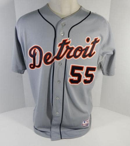 Detroit Tigers Francisco Martinez 55 Játék Kiadott Szürke Jersey DP15109 - Játék Használt MLB Mezek