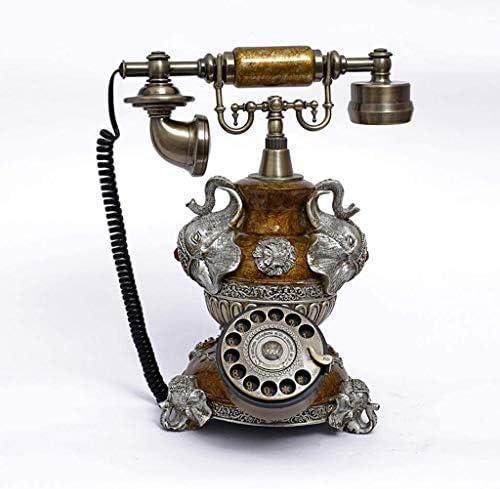 SXRDZ Forgatás Vintage Vezetékes Telefon Forog a Tárcsa Antik Telefonok Vezetékes Telefon Nappali Tanulmány Retro Dekoráció,