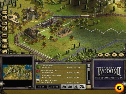 Railroad Tycoon 2: Második Században Expansion Pack - PC